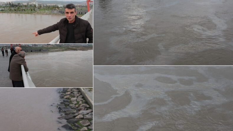 Boru hattından sızan petrol Dicle Nehri'ne karıştı