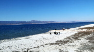 Burdur G&ouml;l&uuml;'nde su seviyesi 16 santim y&uuml;kseldi