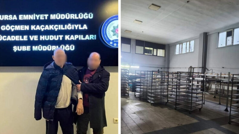 Bursa’da kaçak işçi operasyonu: 14 yabancı uyruklu kişi yakalandı