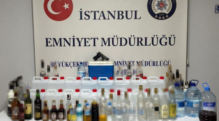 B&uuml;y&uuml;k&ccedil;ekmece&rsquo;de sahte alkol alarmı: 1 kişi hastanede