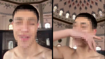 Camide &Ccedil;ıplak Video &Ccedil;eken Gen&ccedil; G&ouml;zaltına Alındı