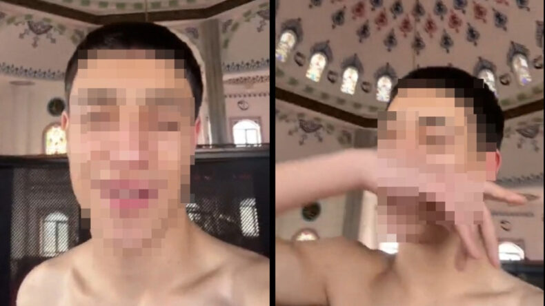 Camide Çıplak Video Çeken Genç Gözaltına Alındı