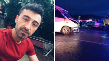 İş&ccedil;i Servisi ile Otomobil &Ccedil;arpıştı: S&uuml;r&uuml;c&uuml; Hayatını Kaybetti