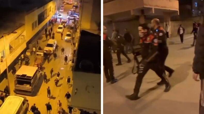 &Ccedil;ocukların Kavgasına Aileler de Dahil Oldu: 9 Yaralı