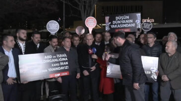 CHP Ankara İl &Ouml;rg&uuml;t&uuml;'nden ABD B&uuml;y&uuml;kel&ccedil;iliği'nin &ouml;n&uuml;nde eylem