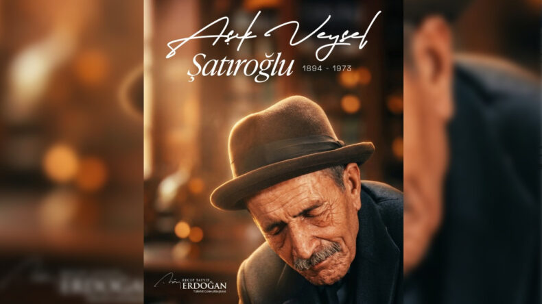Cumhurbaşkanı Erdoğan, Aşık Veysel’i vefatının 53. yıldönümünde andı