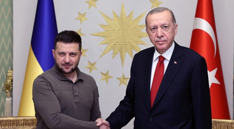 Cumhurbaşkanı Erdoğan, Ukrayna lideri Zelenskiy ile telefonda g&ouml;r&uuml;şt&uuml;