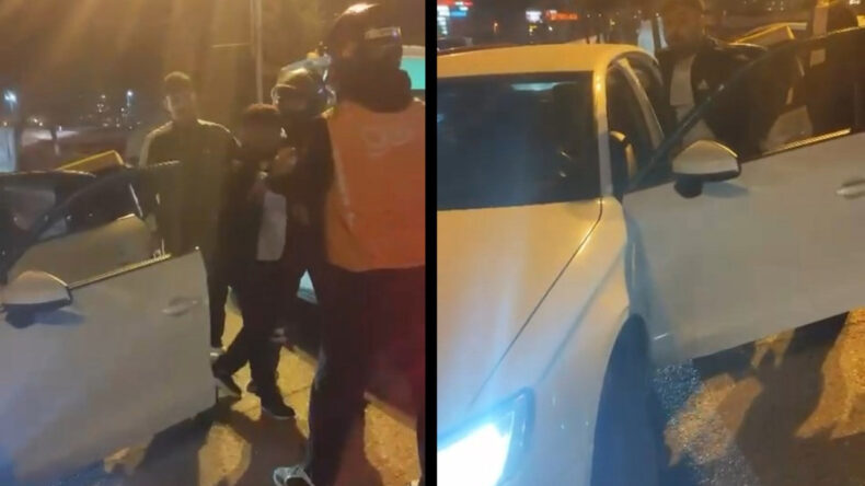 Darbettiği Kuryeyi Ezip Ka&ccedil;tı