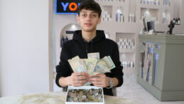 Dedesinden kalan mirasa sahip &ccedil;ıktı: 17 yaşında tarihi para koleksiyoncusu oldu