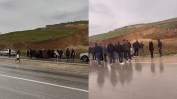 D&uuml;ğ&uuml;n Konvoyunda Kaza: 2 Yaralı