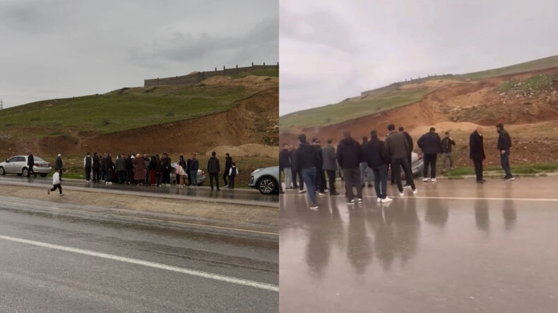 D&uuml;ğ&uuml;n Konvoyunda Kaza: 2 Yaralı