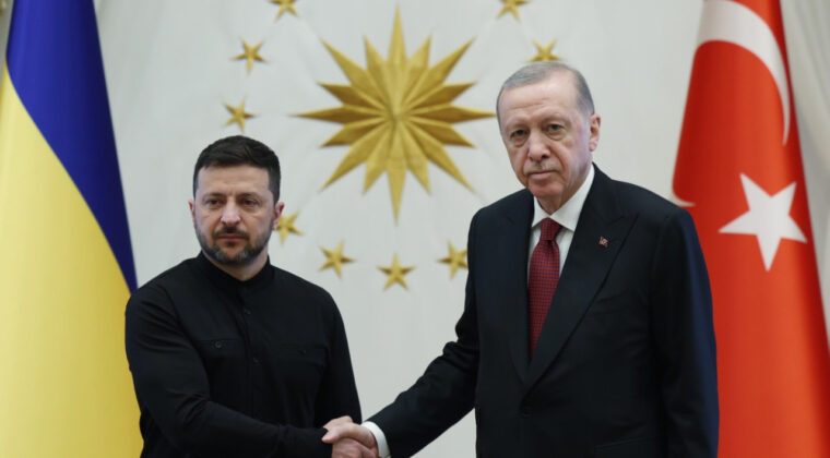 Erdoğan, Zelenskiy ile g&ouml;r&uuml;şt&uuml;