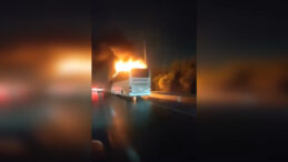 Esenler'de Yolcu Otob&uuml;s&uuml;nde Yangın