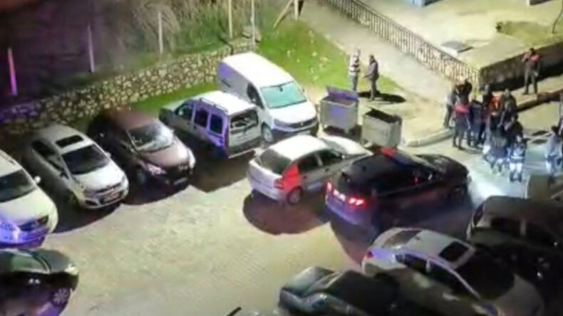 Eski Eşinin Komşuları Hastanelik Etti