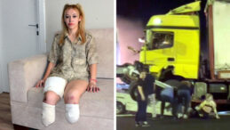 Evlilik Yıl D&ouml;n&uuml;m&uuml;nde Bacaklarını Kaybetmişti: Şof&ouml;re Tahliye