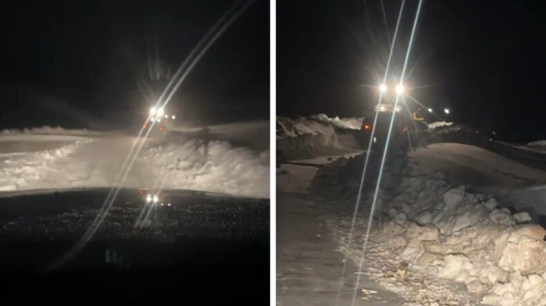 Fırtına Nedeniyle K&ouml;y Yolu Ulaşıma Kapandı