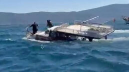 G&uuml;ll&uuml;k K&ouml;rfezi'nde amat&ouml;r balık&ccedil;ı teknesi battı