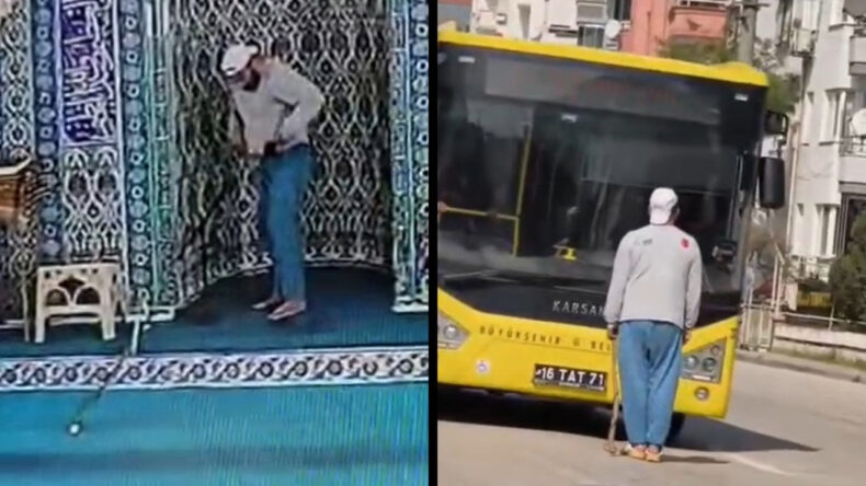 Hapisten çıktı, ortalığı birbirine kattı