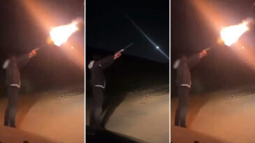 Havaya Ateş Ettiği Anları Paylaşan Şahıs G&ouml;zaltına Alındı