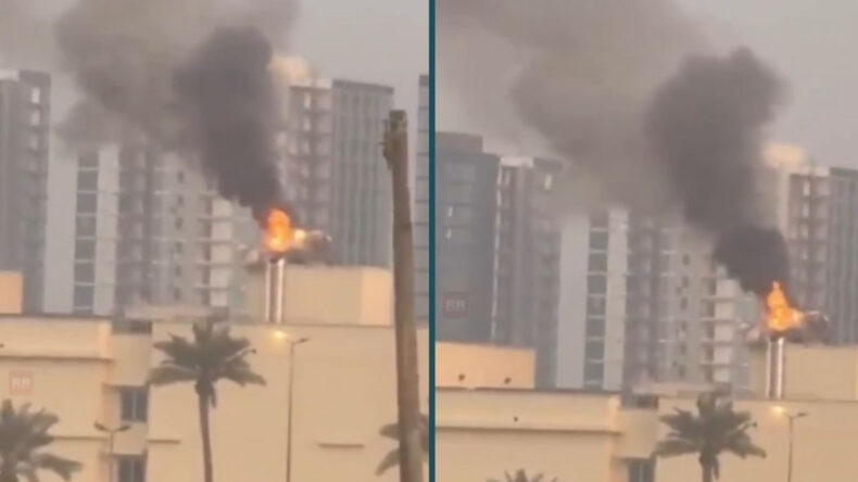 Irak'taki ABD B&uuml;y&uuml;kel&ccedil;iliği vuruldu