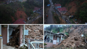 İstanbul'da Yağış Sonrası Heyelan! Tek Katlı Ev Toprak Altında Kaldı