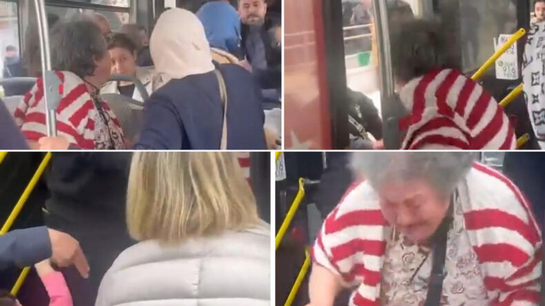 Kadınlar Yer Kavgasında Şof&ouml;r&uuml;n Kolunu Isırdı