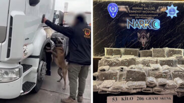 Kapıkule&rsquo;de Tırdan 53 Kilo Skunk Ele Ge&ccedil;irildi