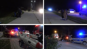 Kendini suya atacağını s&ouml;yledi, ekipler alarma ge&ccedil;ti