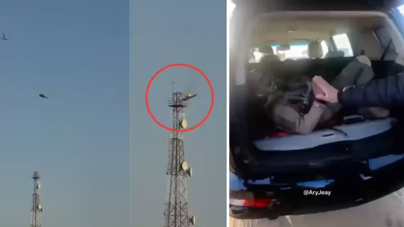 Kuveyt'te savaş uçağı düştü: Pilotu böyle kurtardılar