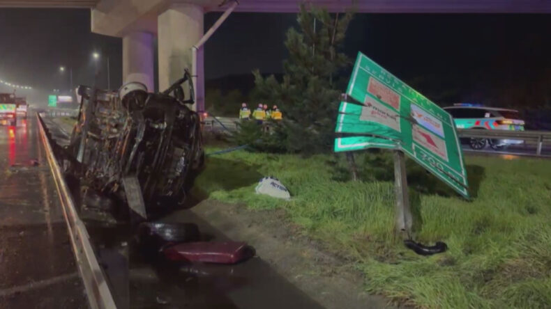 Kuzey Marmara Otoyolu'nda kaza: 1 &ouml;l&uuml;, 1 ağır yaralı