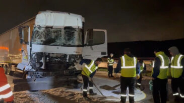 Kuzey Marmara Otoyolu'nda Kaza