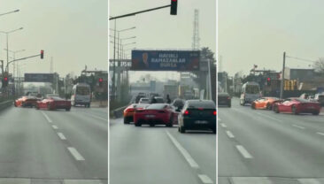 L&uuml;ks otomobilleriyle kuralları hi&ccedil;e saydılar