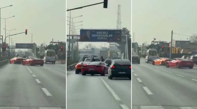 L&uuml;ks otomobilleriyle kuralları hi&ccedil;e saydılar