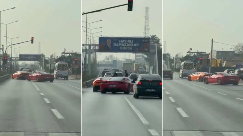 L&uuml;ks otomobilleriyle kuralları hi&ccedil;e saydılar