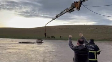 Mahsur Kalan S&uuml;r&uuml;c&uuml; Vin&ccedil;le Kurtarıldı