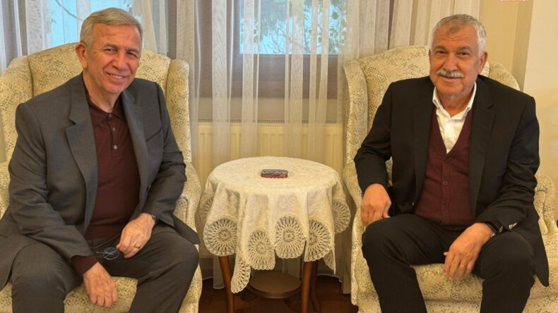 Mansur Yavaş, Zeydan Karalar'la buluştu