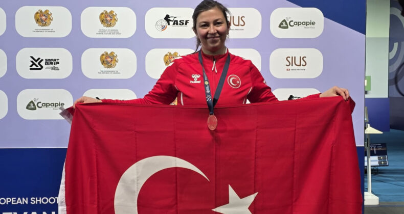 Milli atıcı Elif Duygu Eren, Avrupa üçüncüsü oldu