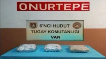 MSB Duyurdu! Van Sınırında 4 Kilo 60 Gram Uyuşturucu Yakalandı