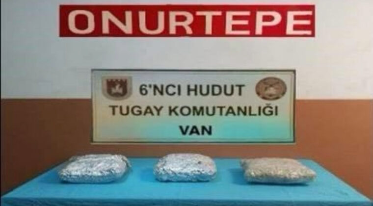 MSB Duyurdu! Van Sınırında 4 Kilo 60 Gram Uyuşturucu Yakalandı