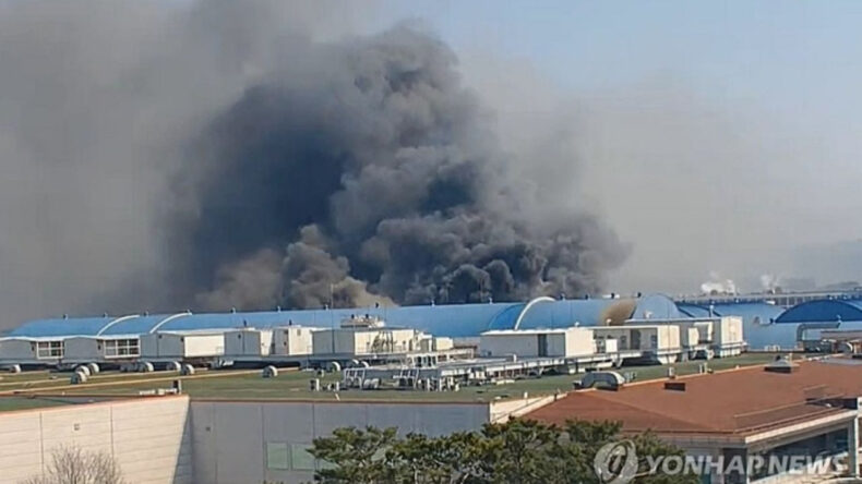 Otomotiv Fabrikasında Yangın: &Ccedil;ok Sayıda Yaralı Var