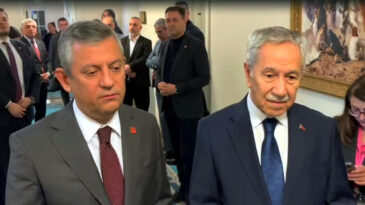 &Ouml;zg&uuml;r &Ouml;zel&rsquo;den B&uuml;lent Arın&ccedil;&rsquo;a ziyaret