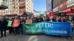 Rize&rsquo;de '&ccedil;ay mitingi' d&uuml;zenlendi