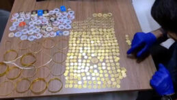 Sahte polis altın dolu &ccedil;antayla yakalandı