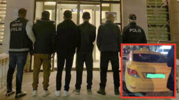 Taksiden ka&ccedil;ak g&ouml;&ccedil;men &ccedil;ıktı: Şof&ouml;r g&ouml;zaltına alındı