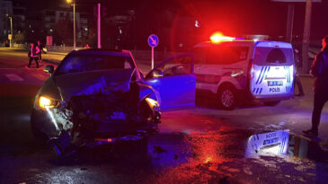 Trafikte İki Kuzen &Ccedil;arpıştı, Biri Yaralı