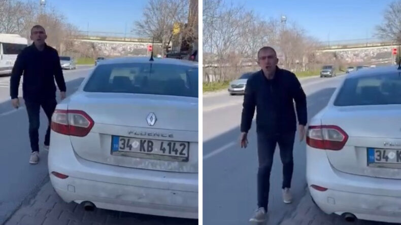 Trafikte tartışma pahalıya patladı: Ara&ccedil;tan inen s&uuml;r&uuml;c&uuml;ye 180 bin lira ceza