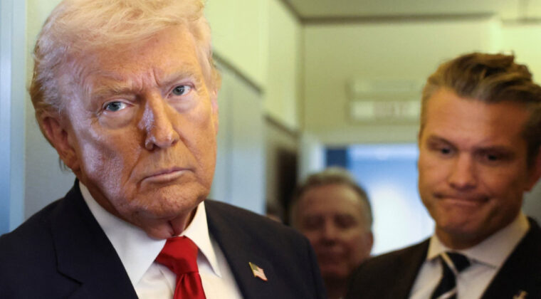 Trump'tan 'İran teslim olmak &uuml;zere' iddiası