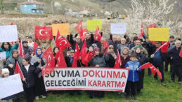 Zonguldak'ta beton santraline tepki: İ&ccedil;me suyumuz tehlikede