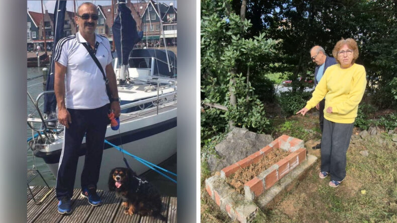 11 yıllık dostlarıydı&hellip; Otomobil &ccedil;arptı, mezar yaptılar