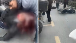 16 Yaşındaki S&uuml;r&uuml;c&uuml; Dehşet Sa&ccedil;tı: Yayaya &Ccedil;arpıp Sevgilisini Bırakıp Ka&ccedil;tı